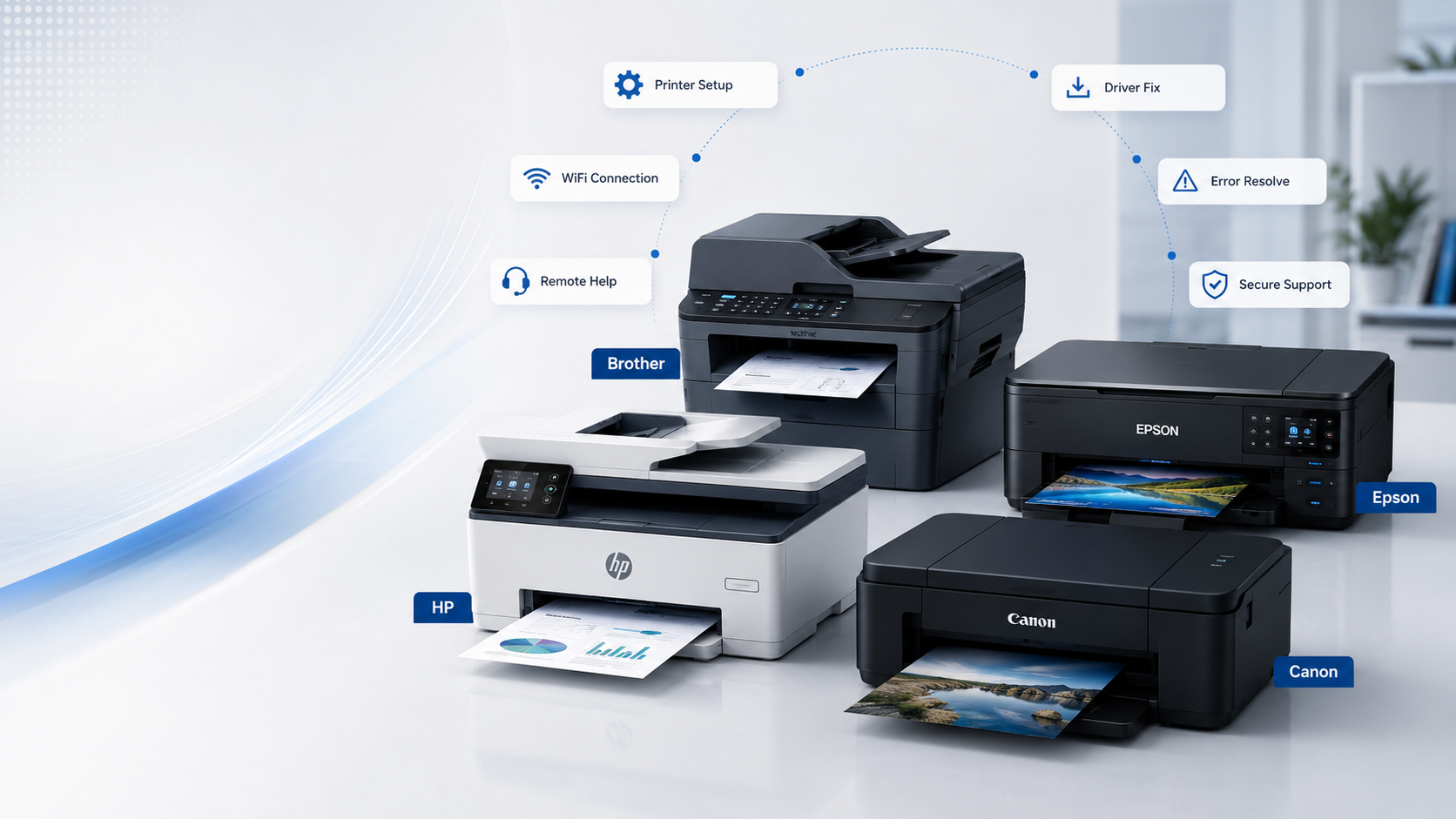 Printer setup slide 3